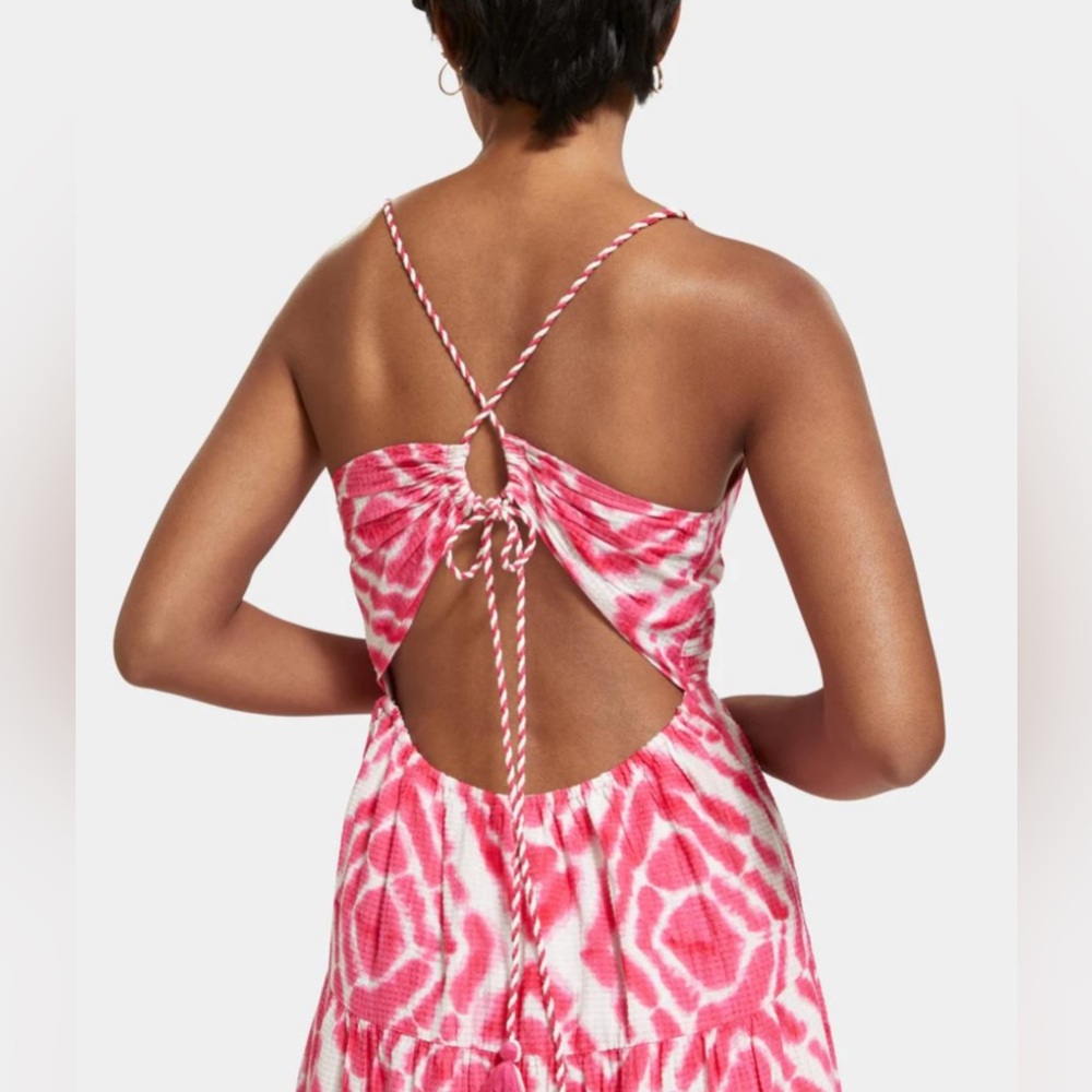 Scotch & Soda Halter Tie V-Neck Maxi Dress. Size 34 regular = 4 US - Picture 15 of 15